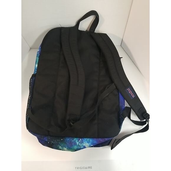 Jansport Big Student Backpack Galaxy Print Blue 34L Laptop Sleeve School Bag New - Picture 3 of 9